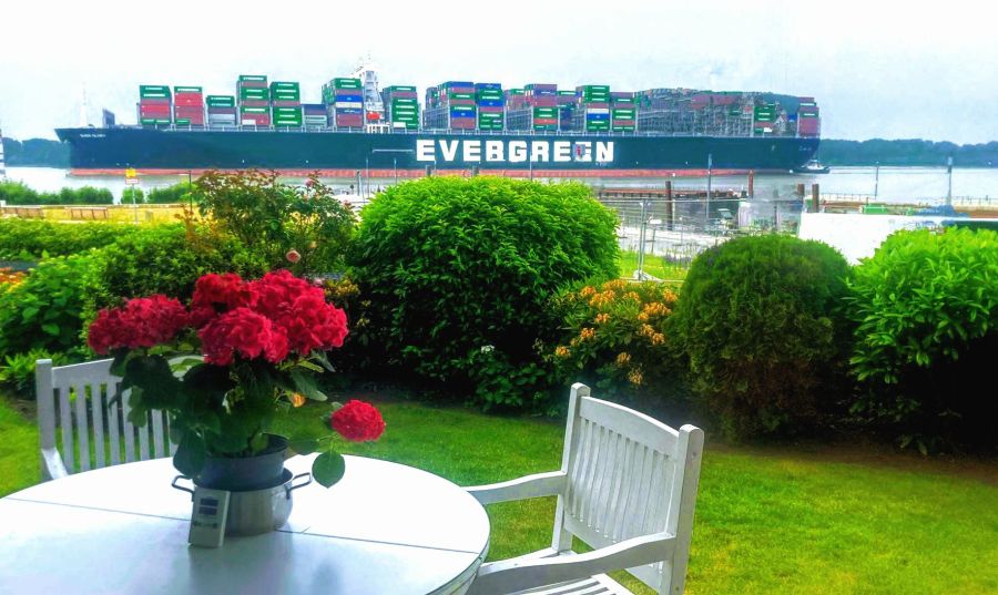 Provisionsfrei* Elbblick, WHG am Strandweg, Wasserblick, Elbe bei Hamburg - 3- Wedel | Angebot:26848543