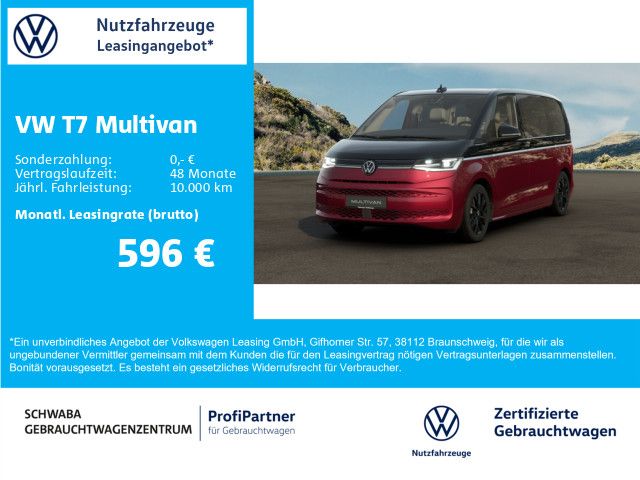 VW T7 Multivan 8.888 km 65.890 &euro; Gersthofen 86368