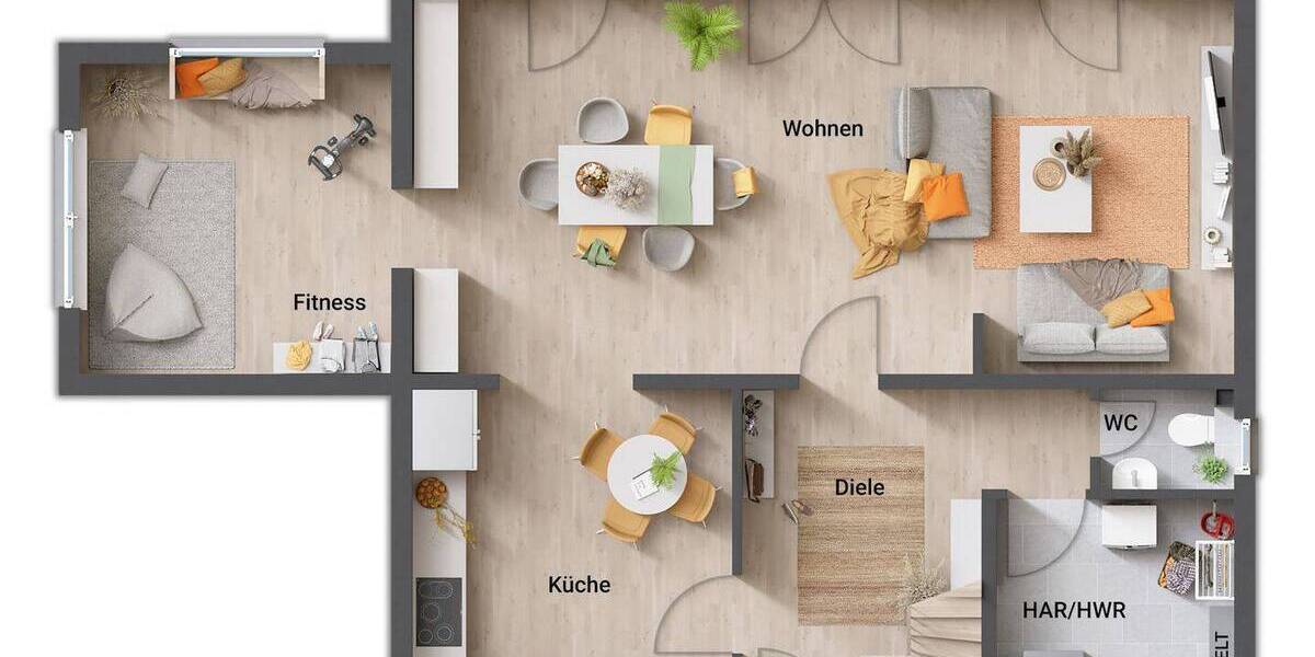 Einfamilienhaus Adelebsen - 4 Zimmer, 136 m&sup2;, 349.050&euro; | Angebot:25709559