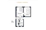 Etagenwohnung Schwarzheide - 2 Zimmer, 49 m&sup2;, 525&euro; | Angebot:26680834
