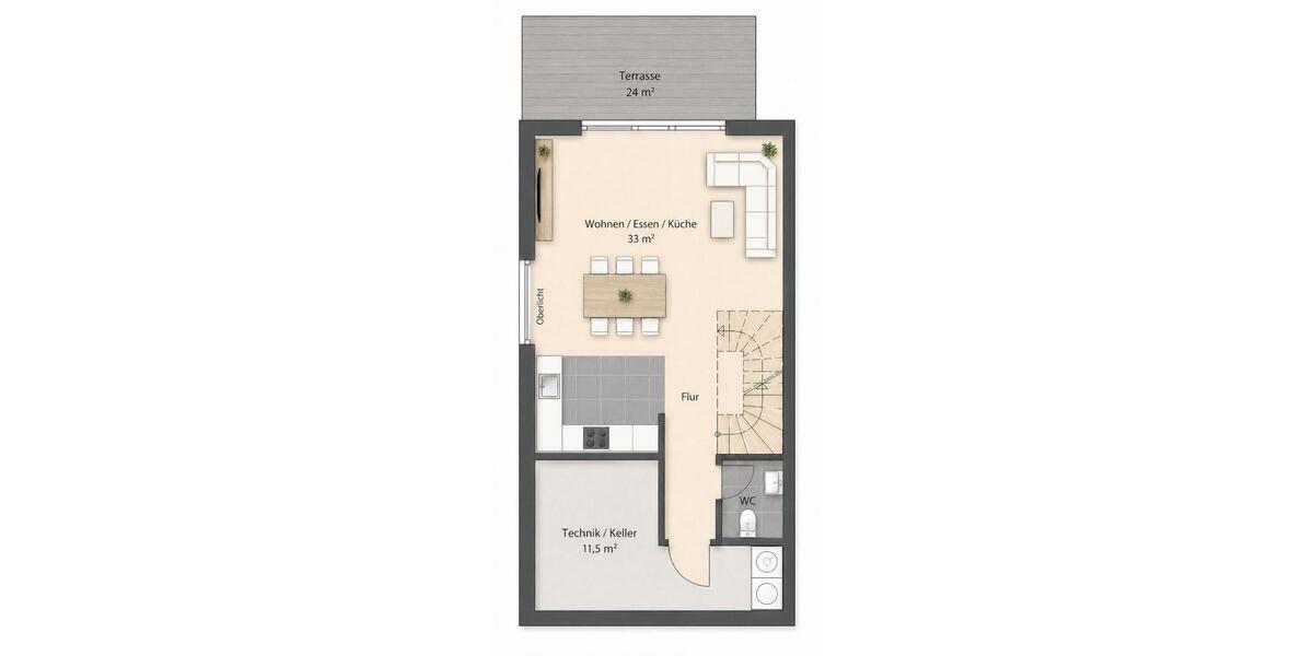 Reihenhaus Bad Bellingen - 5 Zimmer, 139 m&sup2;, 599.000&euro; | Angebot:26916802
