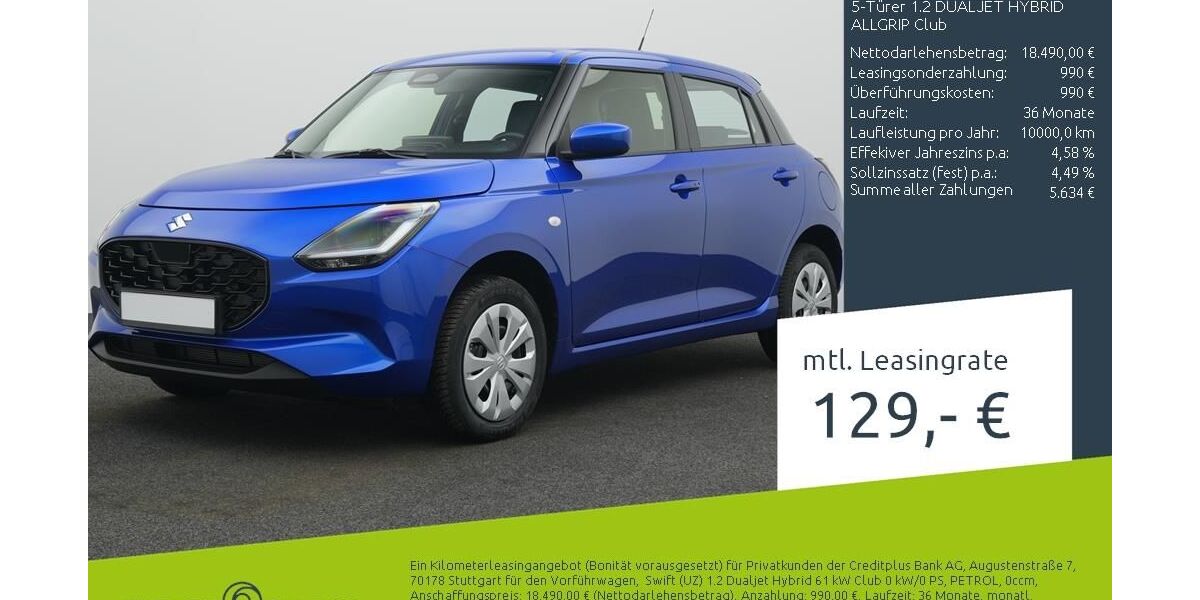 Suzuki Swift 2.794 km 18.370 &euro; Dülmen 48249