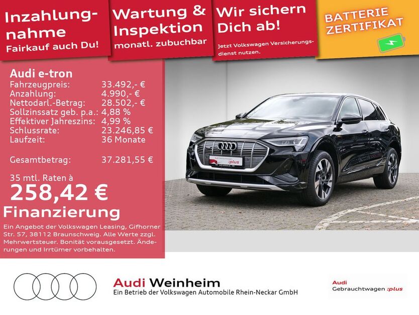 Audi e-tron 54.606 km 32.499 € Weinheim 69469