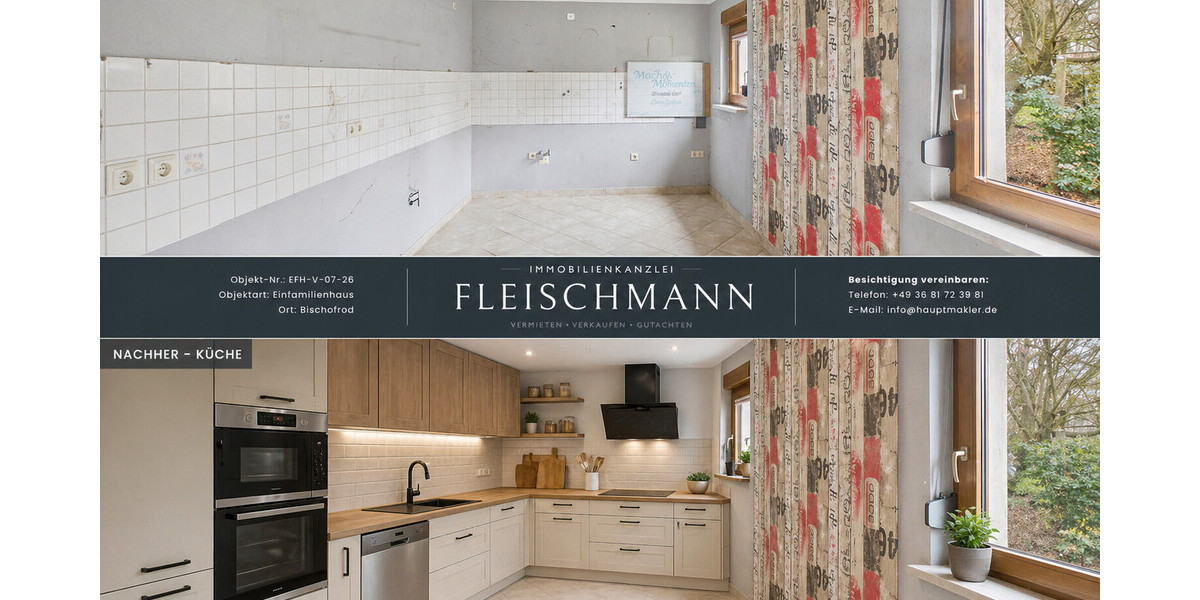 Großzügiges Wohnhaus mit viel Platz & Entwicklungsmöglichkeiten zur Miete - Einfamilienhaus Bischofrod | Angebot:26530295