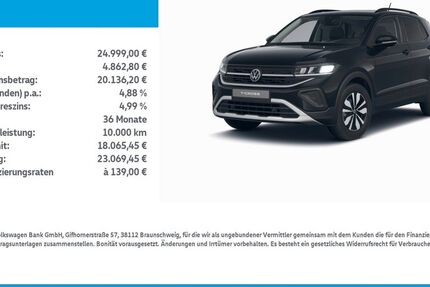 VW T-Cross 7.200 km 24.999 &euro; Mühlhausen/Thüringen 99974
