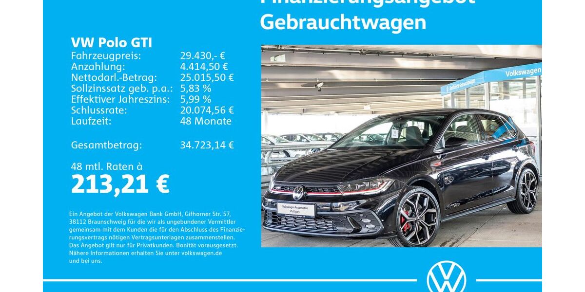 VW Polo 1.505 km 29.430 &euro; Stuttgart-Wangen 70188