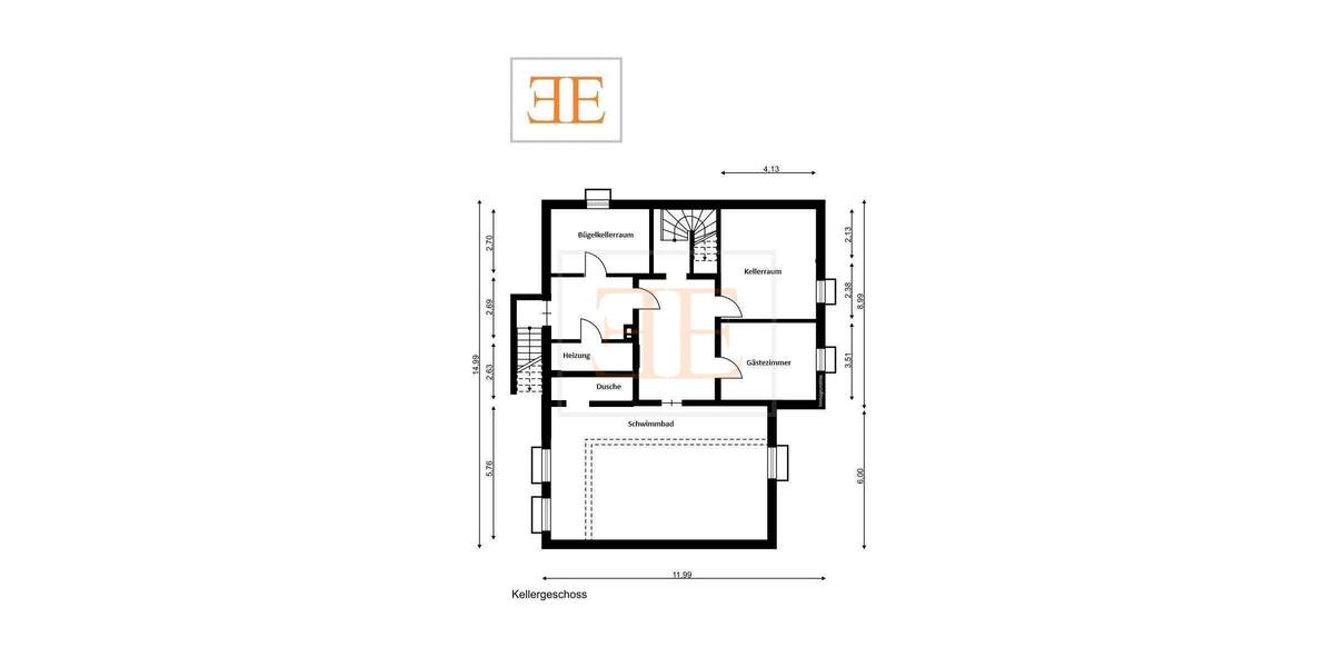 Edles Wohnen in Appen: Granitboden, zwei Bäder, Gäste-WC, traumhafter Garten und Indoor-Schwimmbad - Einfamilienhaus Appen Etz | Angebot:25806419