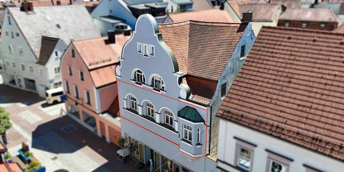 Etagenwohnung Neuburg an der Donau Neuburg - 2 Zimmer, 90 m&sup2;, 315.000&euro; | Angebot:26741547