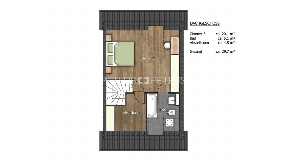Reihenhaus Geesthacht - 4 Zimmer, 120 m&sup2;, 1.860&euro; | Angebot:24568396