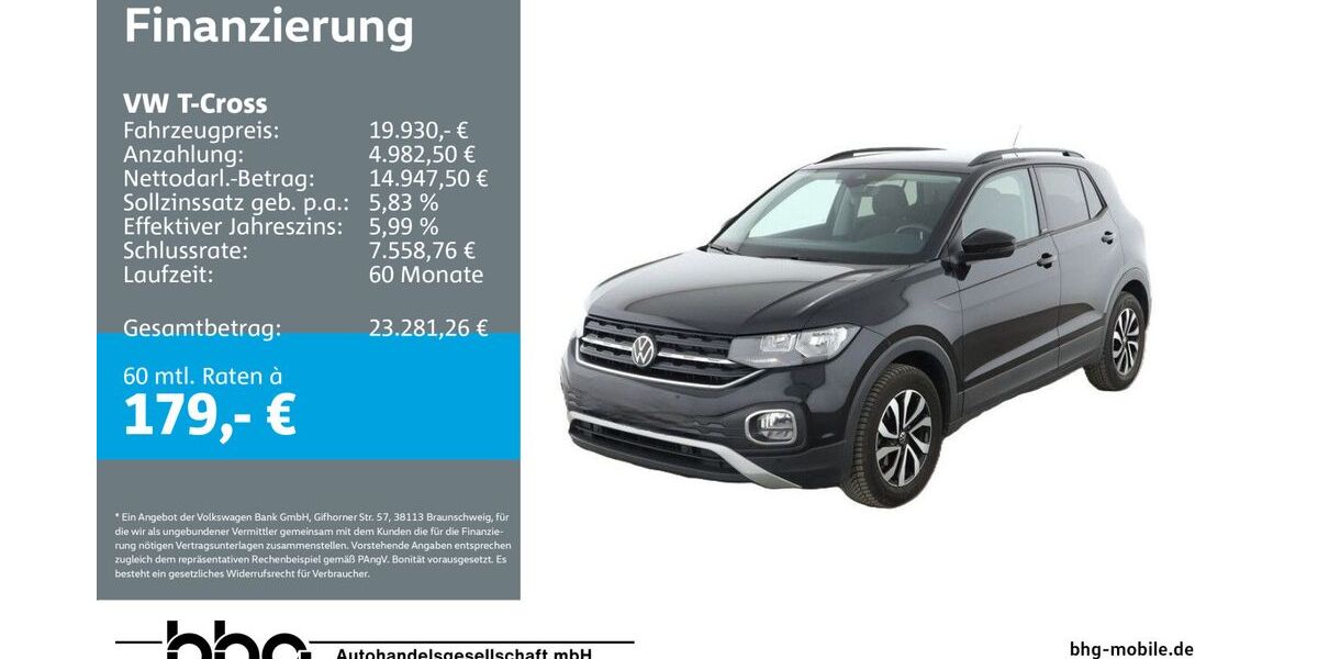 VW T-Cross 44.390 km 19.930 &euro; Kehl 77694
