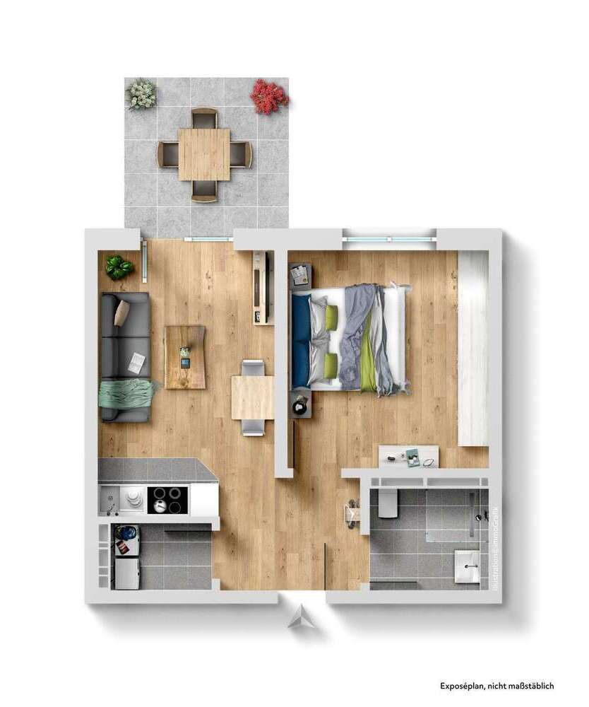 Wohnung zum Kaufen in Bingen am Rhein 236.600 € 45.5 m²