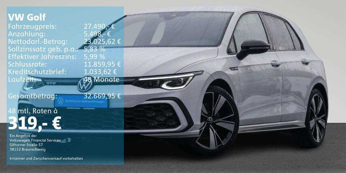 VW Golf 51.325 km 27.490 &euro; Herborn 35745