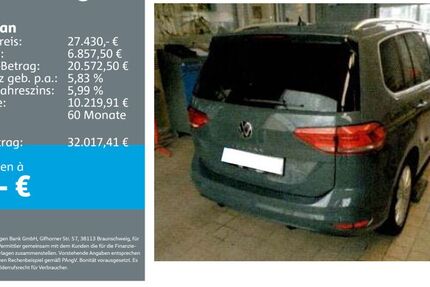VW Touran 69.883 km 27.430 &euro; Balingen 72336