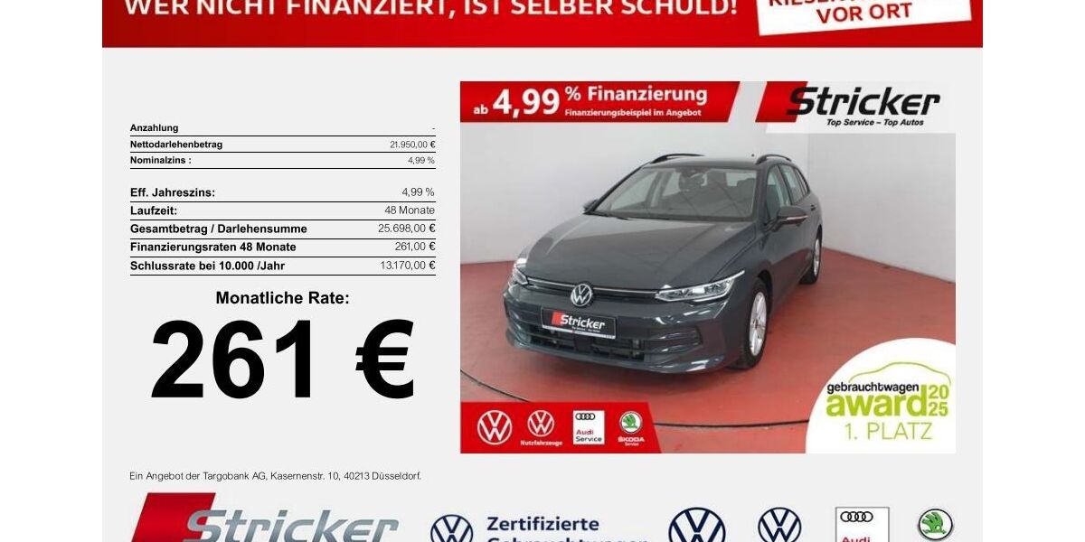 VW Golf 15.617 km 21.949 &euro; Horn-Bad Meinberg 32805