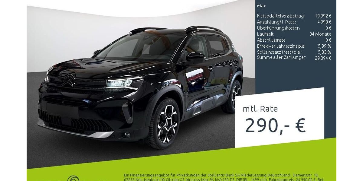 Citroen C5 Aircross 44.965 km 24.520 &euro; Dülmen 48249