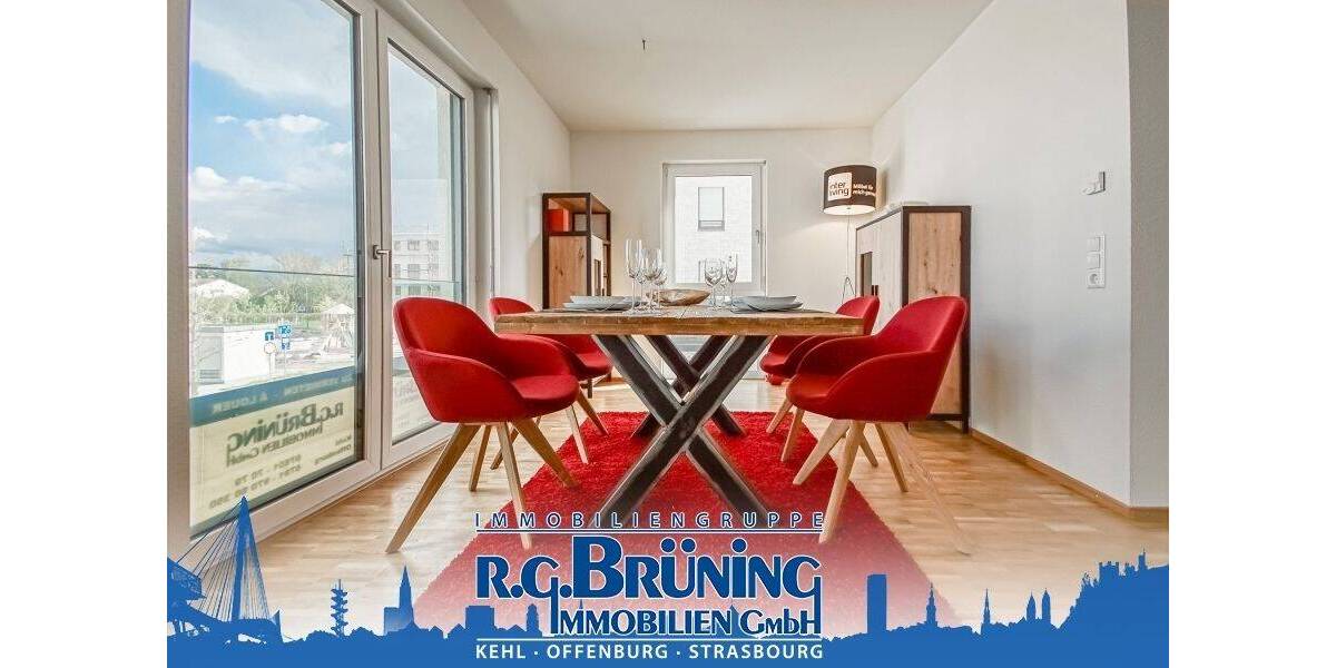 Etagenwohnung Kehl - 3 Zimmer, 86 m&sup2;, 990&euro; | Angebot:26798321