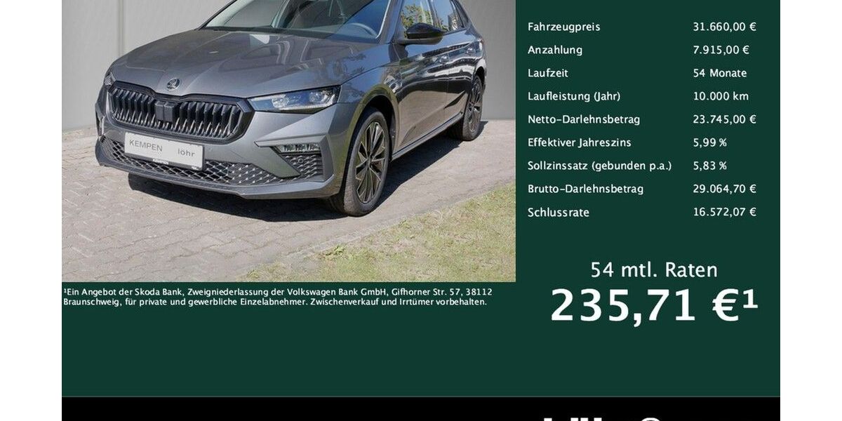 Skoda Scala 4.500 km 30.990 &euro; Meckenheim / Bonn 53340
