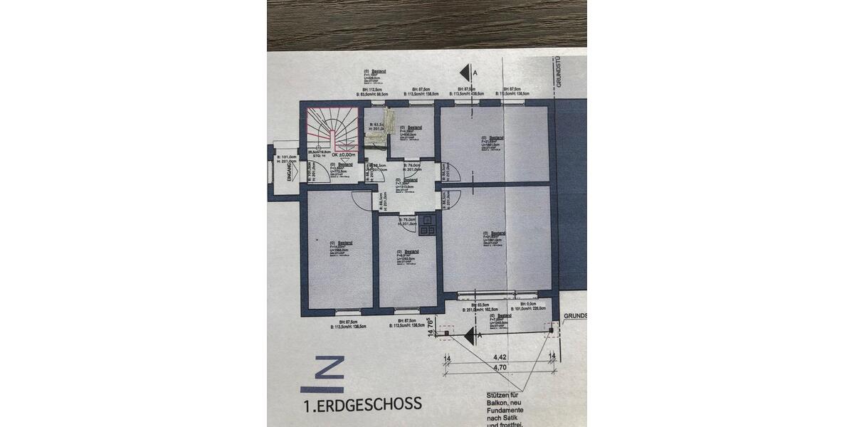 Etagenwohnung Helmbrechts - 3 Zimmer, 80 m&sup2;, 560&euro; | Angebot:26214634