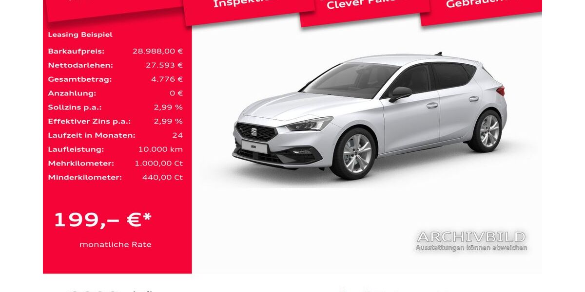 Seat Leon 17.574 km 28.988 &euro; Leverkusen 51373