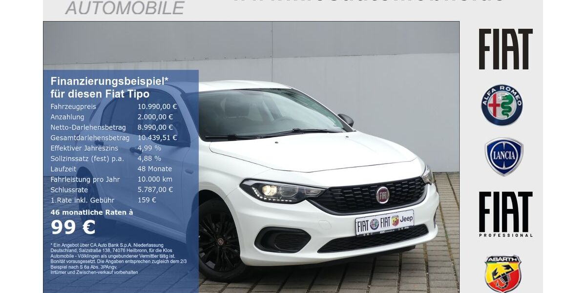 Fiat Tipo 90.632 km 9.990 &euro; Völklingen 66333