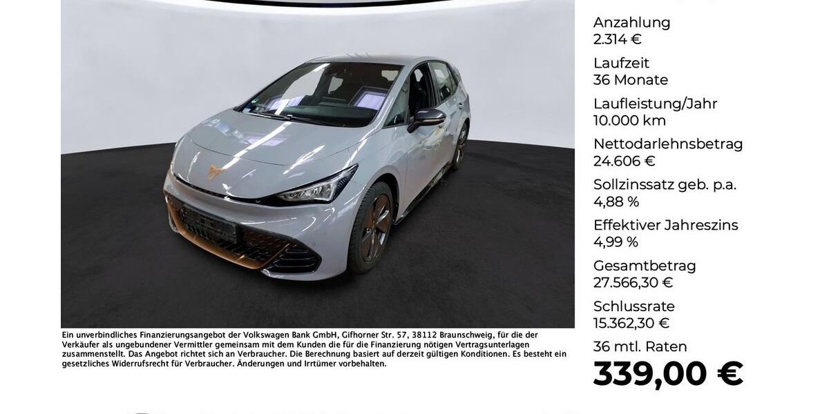 Cupra Born 12.115 km 26.920 &euro; Vechta 49377