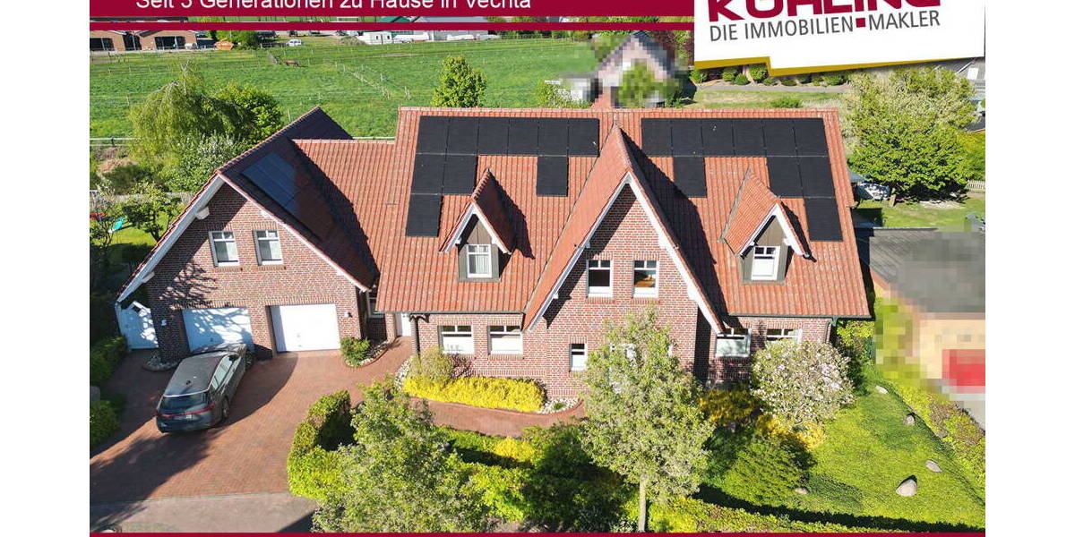 Einfamilienhaus Vechta - 7 Zimmer, 280 m&sup2;, 578.000&euro; | Angebot:26487306