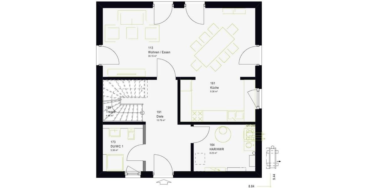 Einfamilienhaus Leipzig Seehausen - 5 Zimmer, 136 m&sup2;, 529.000&euro; | Angebot:26820434
