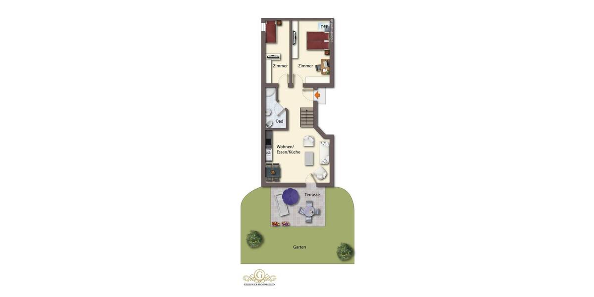 Etagenwohnung Koserow - 3 Zimmer, 50 m&sup2;, 239.000&euro; | Angebot:25968414