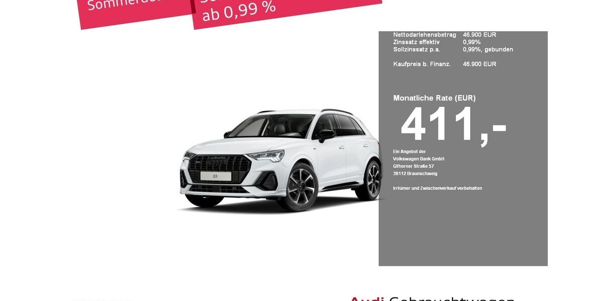 Audi Q3 9.544 km 46.900 &euro; Plattling 94447