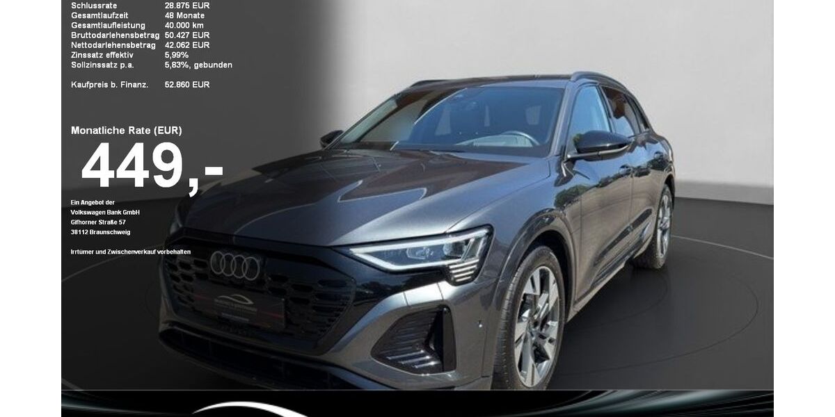 Audi Q8 e-tron 51.951 km 52.860 &euro; Sigmaringen 72488