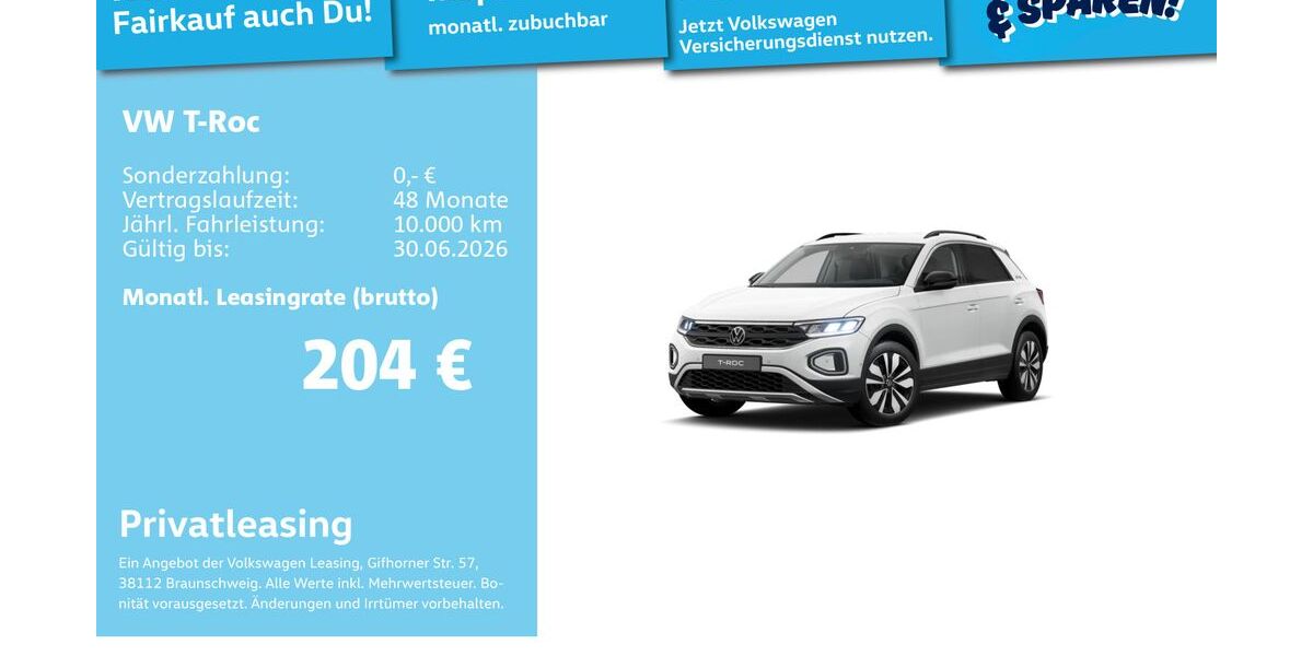 VW T-Roc 20.505 km 21.991 &euro; Mannheim 68309