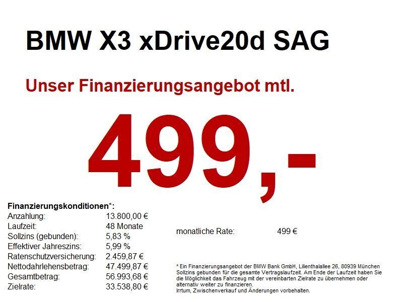 BMW X3 6.670 km 58.840 € Erbach 64711