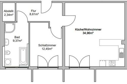 Wohnung Spremberg - 2 Zimmer, 68 m&sup2;, 440&euro; | Angebot:16542666