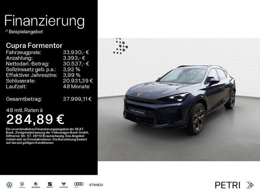 Cupra Formentor 15.519 km 33.930 € Hofheim-Diedenbergen 65719