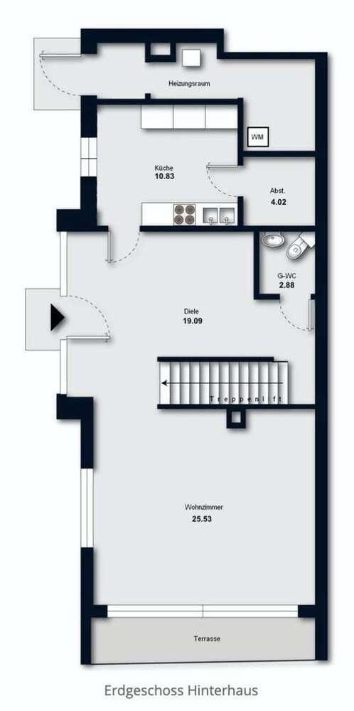 Wohnung zum Mieten in Bremen 1.150 € 125 m²