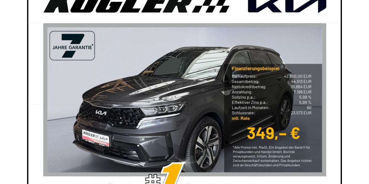 Kia Sorento 52.160 km 42.860 € Rosbach | Frankfurt Nord 61191