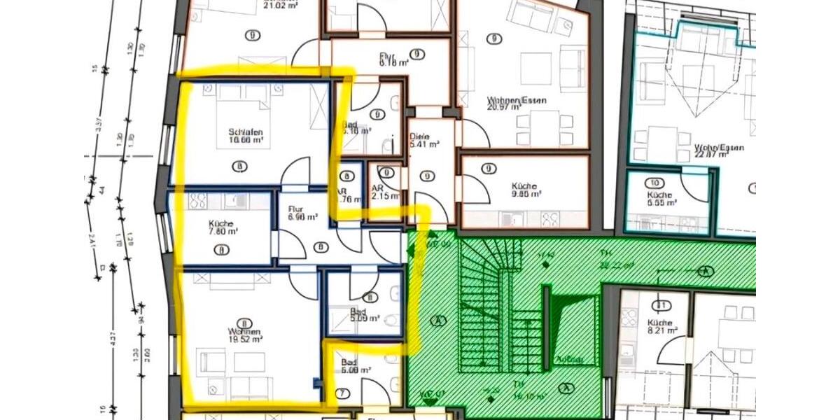 Etagenwohnung Kastellaun - 2 Zimmer, 58 m&sup2;, 130.000&euro; | Angebot:24846616