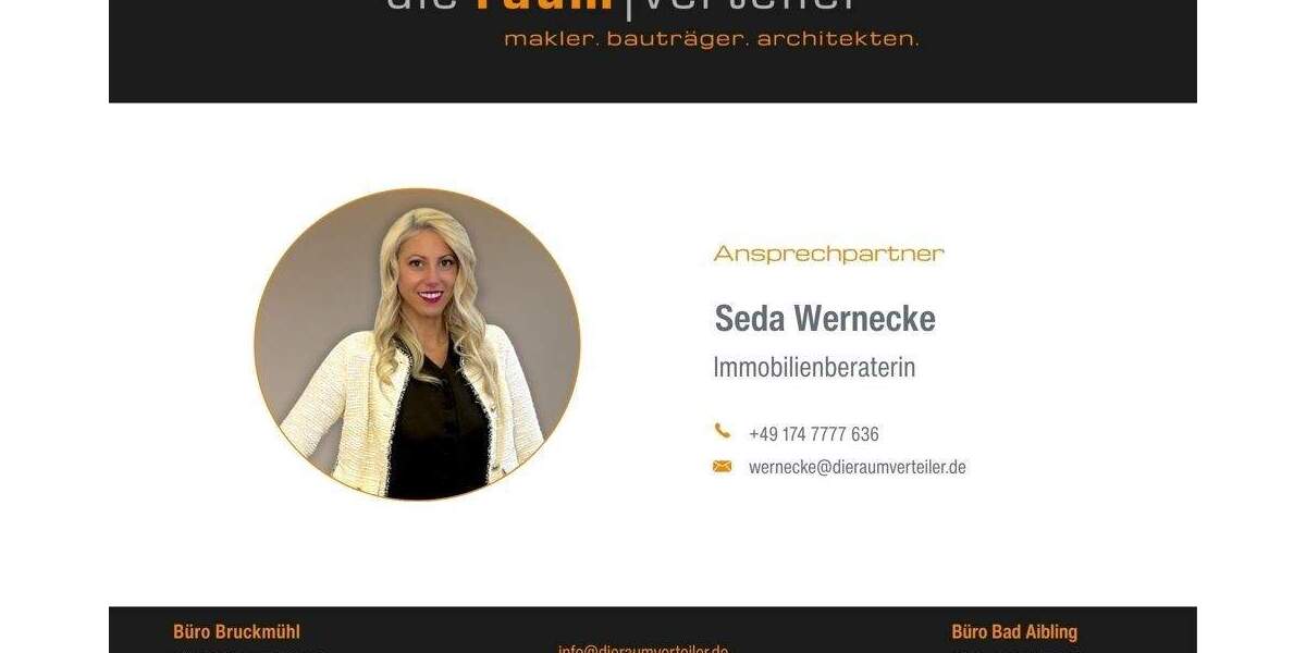 Etagenwohnung Bruckmühl - 2 Zimmer, 62 m&sup2;, 426.000&euro; | Angebot:25899513