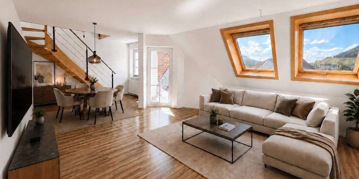 Etagenwohnung Albstadt Gemarkung Burgfelden - 3 Zimmer, 95 m&sup2;, 780&euro; | Angebot:27033223