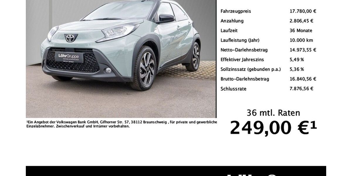 Toyota Aygo (X) 9.094 km 17.780 &euro; Trier 54292