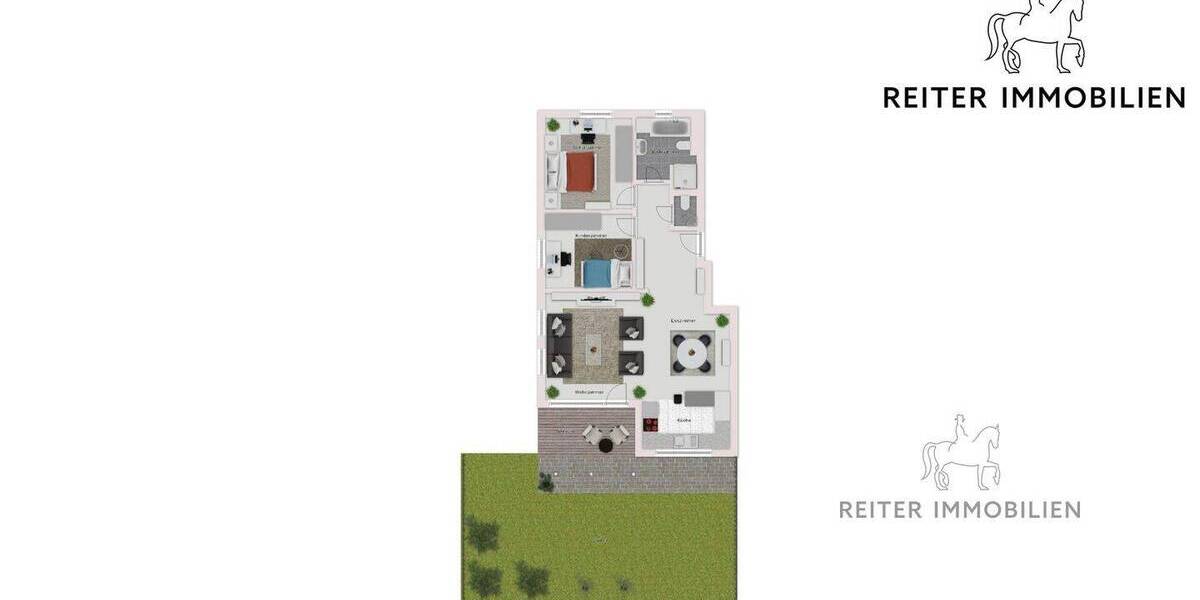 Etagenwohnung Petersberg - 3 Zimmer, 108 m&sup2;, 369.000&euro; | Angebot:26392094