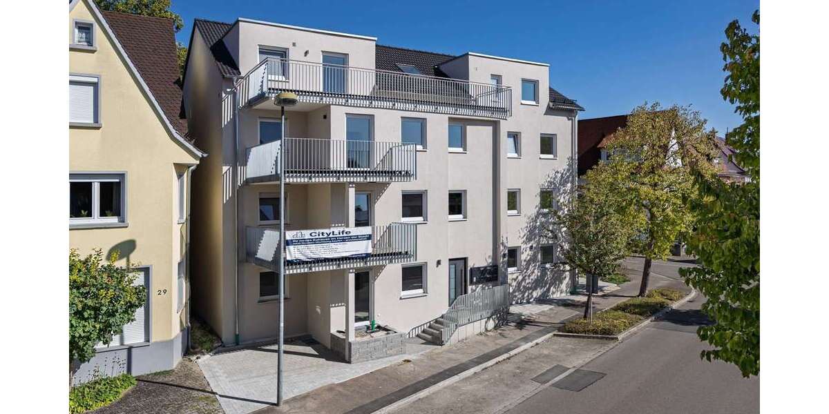 Etagenwohnung Langenau - 3 Zimmer, 72 m&sup2;, 370.800&euro; | Angebot:25192000
