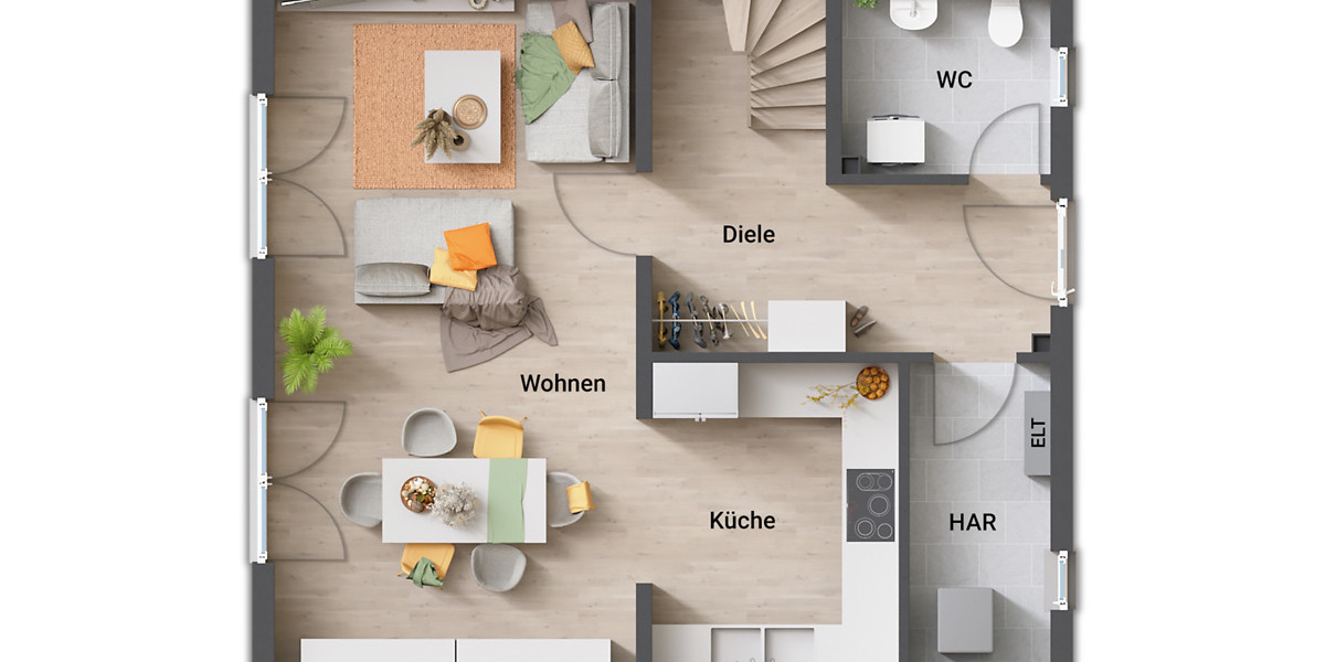 Einfamilienhaus Nessetal-Hochheim Hochheim - 4 Zimmer, 109 m&sup2;, 282.380&euro; | Angebot:25866280