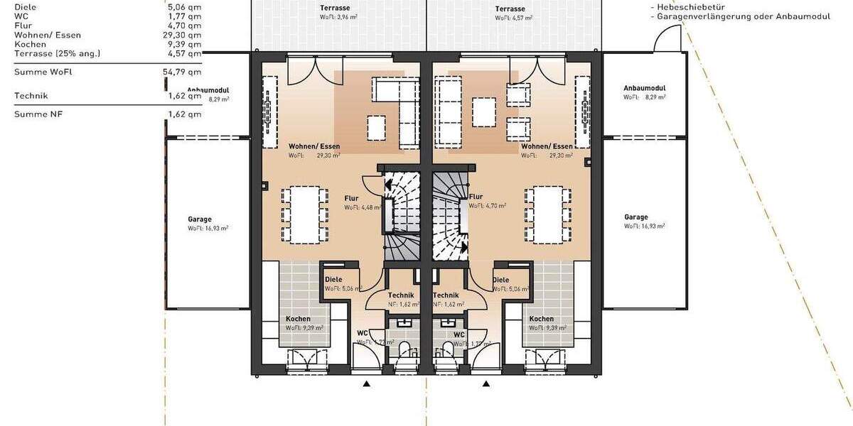Doppelhaushälfte Ennepetal Homberge - 4 Zimmer, 140 m&sup2;, 484.000&euro; | Angebot:25601281
