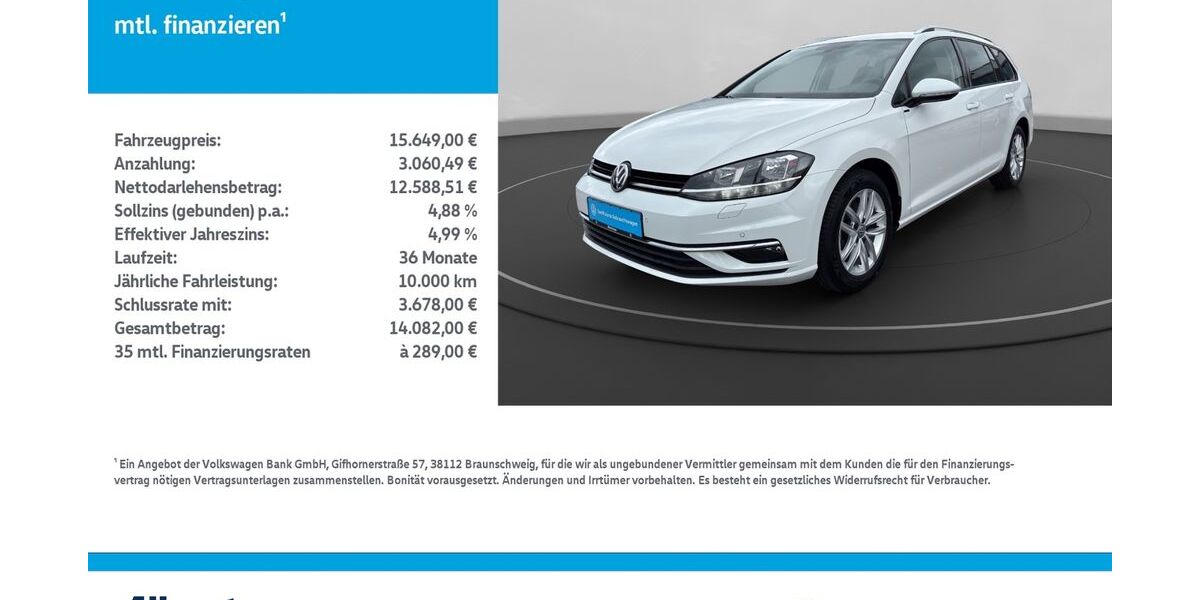 VW Golf 85.370 km 15.649 &euro; Leinefelde-Worbis/DE 37327