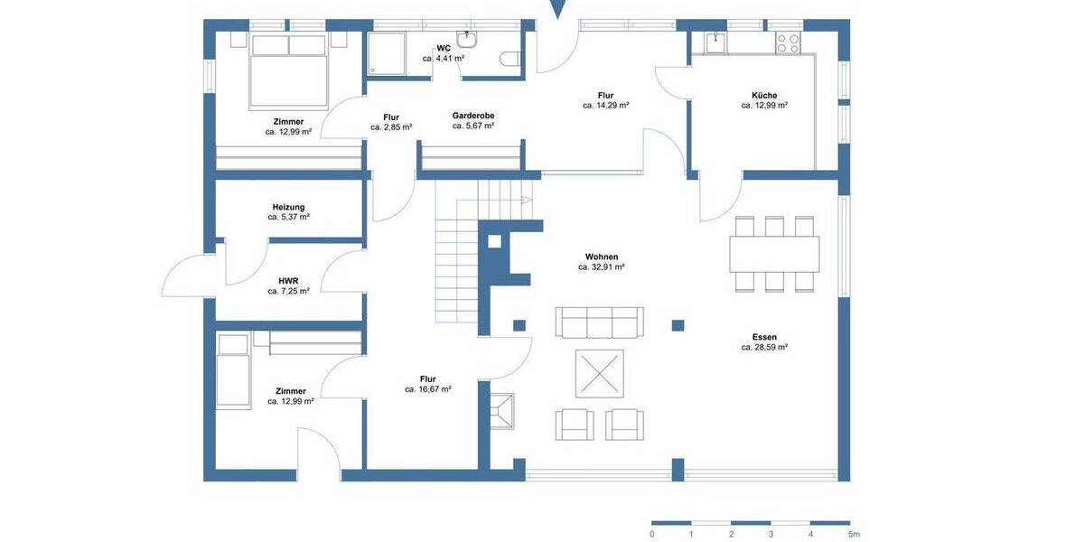Einfamilienhaus Gnarrenburg Karlshöfen - 6 Zimmer, 232 m&sup2;, 310.000&euro; | Angebot:26909876