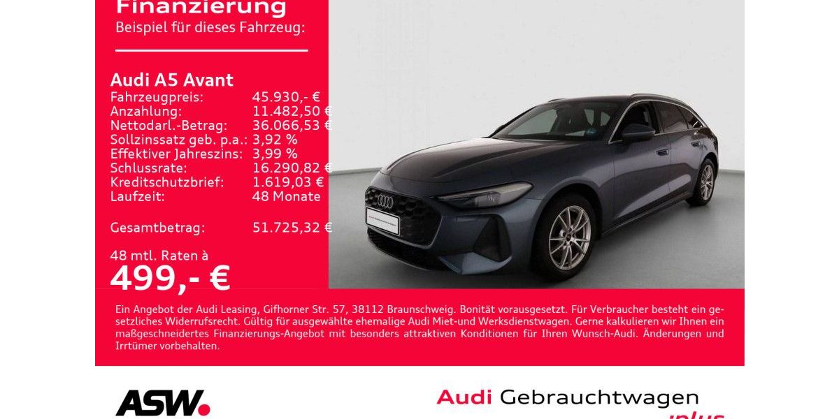 Audi A5 19.900 km 43.660 &euro; Heilbronn 74074
