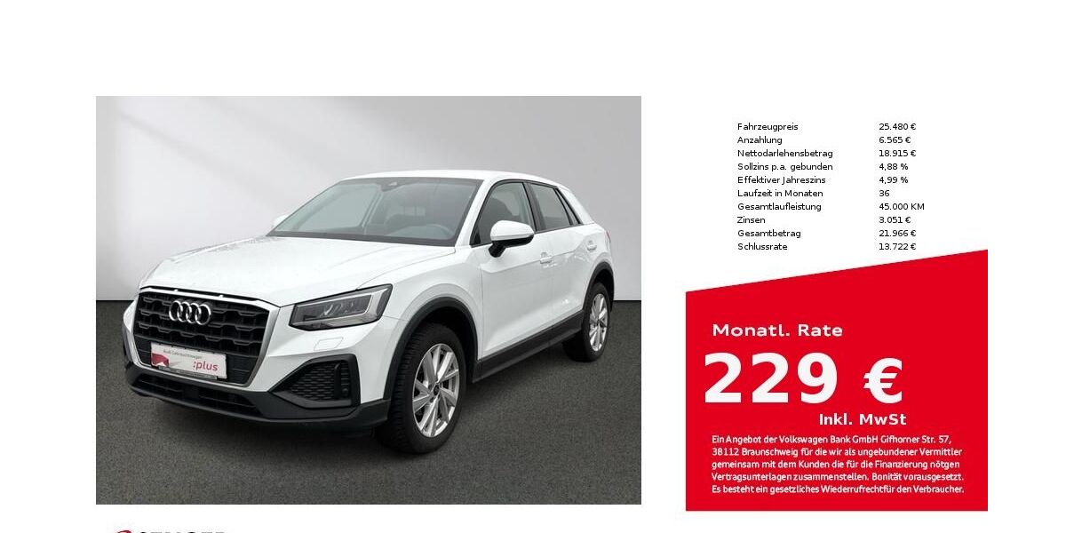 Audi Q2 46.395 km 25.480 &euro; Bielefeld 33609
