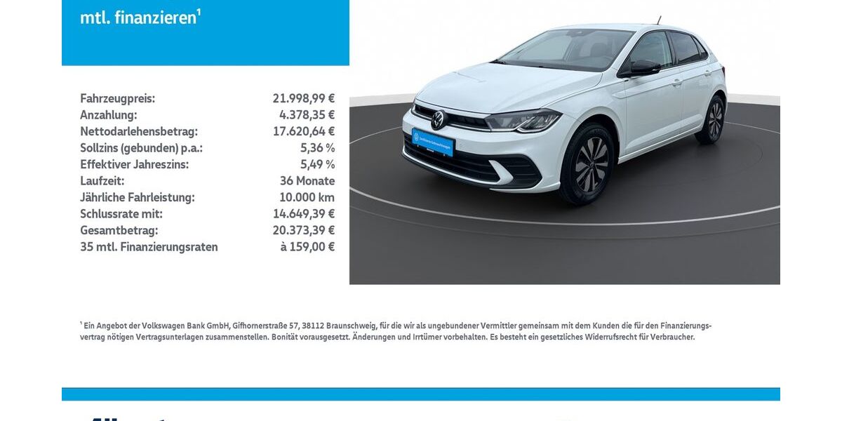 VW Polo 6.038 km 21.489 &euro; Leinefelde-Worbis/DE 37327