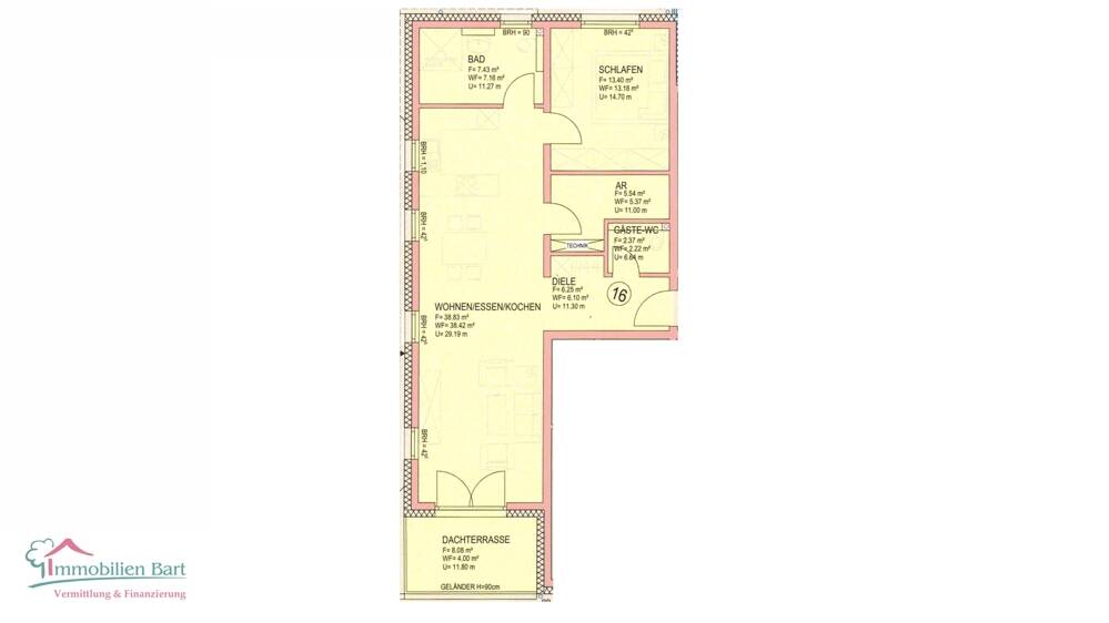 Etagenwohnung Zerf - 2 Zimmer, 76 m&sup2;, 298.155&euro; | Angebot:25877363